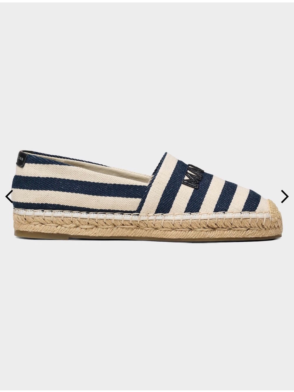 New Marc Jacobs The Striped Canvas Espadrilles in size 9 (39) - Picture 4 of 9